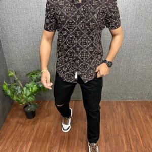 MEN'S COTTON FABRIC DIGITAL PRINT ATTRACTIVE SHIRT